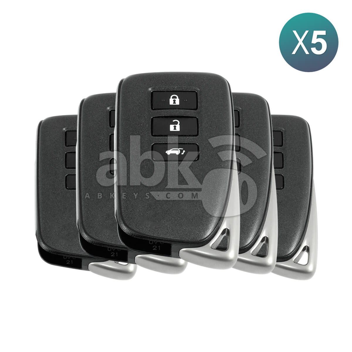 Lexus LX450 LX460 LX570 NX200 2015 + Smart Key 3Buttons 89904-78591 433MHz BG1EW P1 A8 5Pcs Bundle