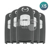 Mazda 3 CX5 2015 + Smart Key 2Buttons KDY5 - 67 - 5DY 433MHz SKE13E - 01 5Pcs Bundle - ABK - 2726