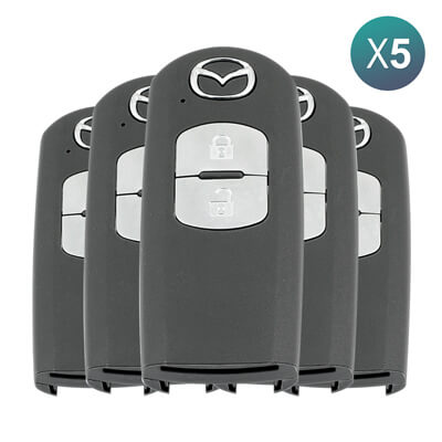 Mazda 3 CX5 2015 + Smart Key 2Buttons KDY5 - 67 - 5DY 433MHz SKE13E - 01 5Pcs Bundle - ABK - 2726