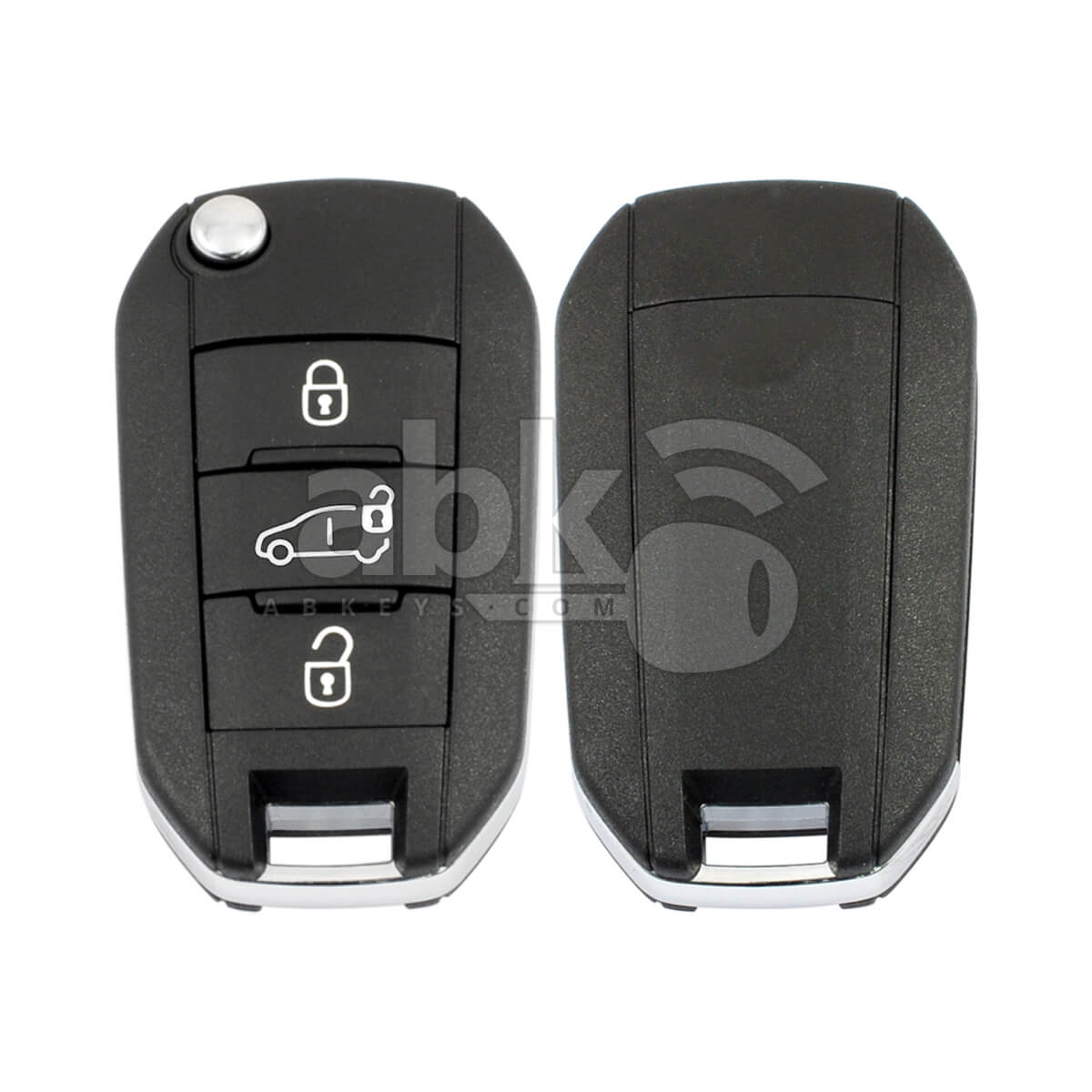 Peugeot Partner Expert 2016 2024 Flip Remote 3Buttons 1617020780 433MHz HUF8435 HU83   ABK 2764