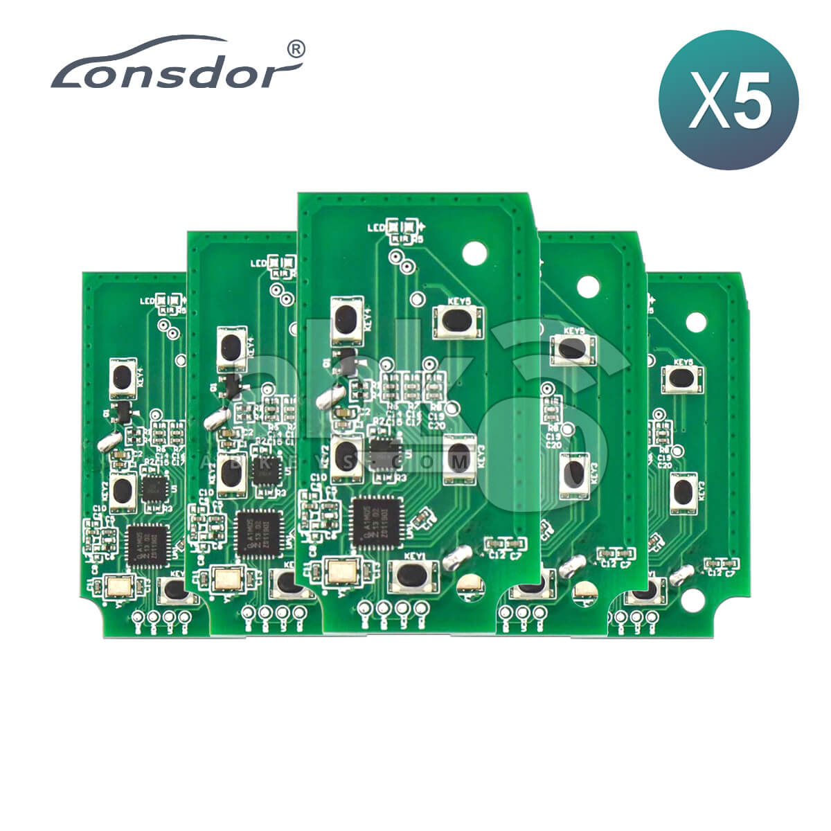 Lonsdor Range Rover   Jaguar JLR 2018 2022 Smart Key PCB 433MHz 5Pcs Bundle  