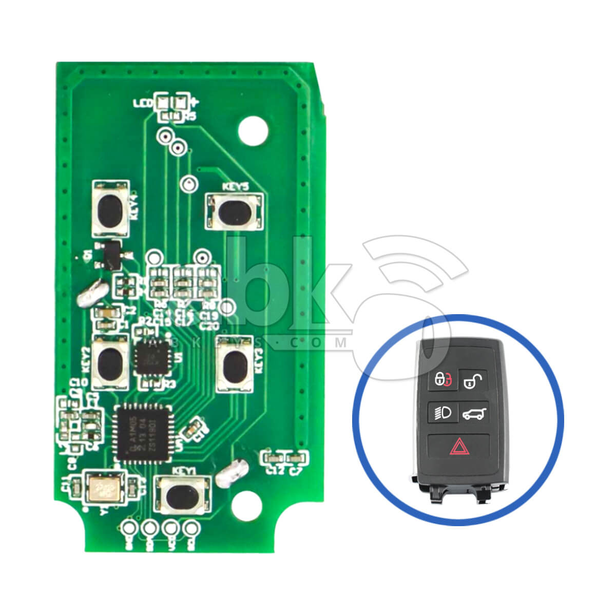 Lonsdor Range Rover   Jaguar JLR 2018 2022 Smart Key PCB 433MHz 5Pcs Bundle  