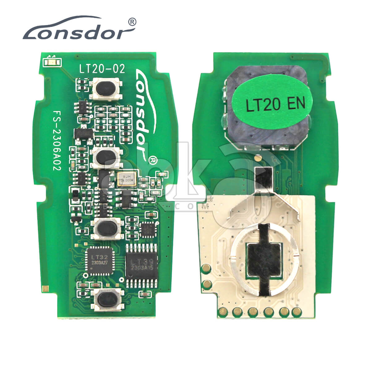 Lonsdor LT20 02 Smart Key PCB 8A+4D For Subaru Adjustable Frequency 4Buttons   ABK 2888 LT20 02  