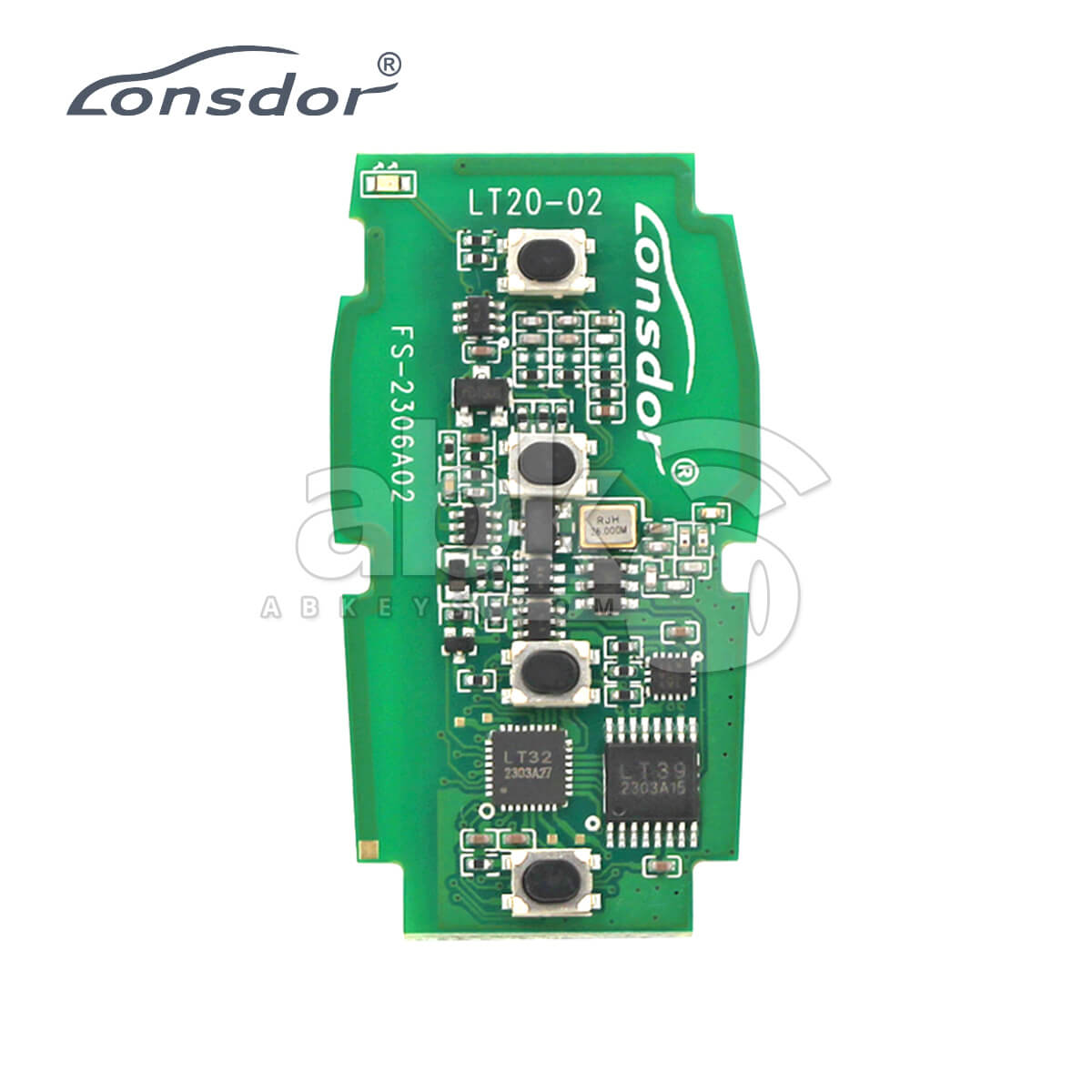 Lonsdor LT20 02 Smart Key PCB 8A+4D For Subaru Adjustable Frequency 4Buttons   ABK 2888 LT20 02  
