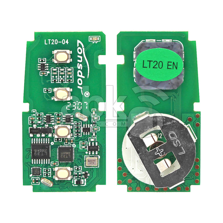 Lonsdor LT20-04 Smart Key PCB 8A+4D For Toyota & Lexus Adjustable Frequency 4Buttons 25Pcs Bundle -