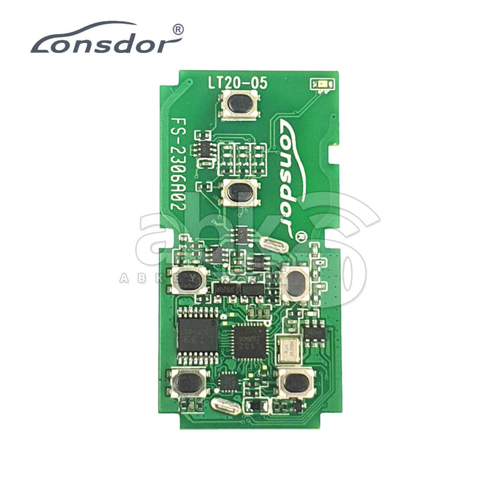 Lonsdor LT20-05 Smart Key PCB 8A+4D For Toyota Sienna Adjustable Frequency 6Buttons -