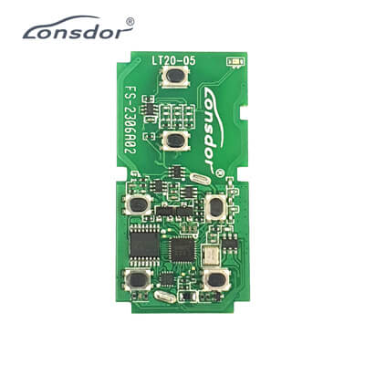 Lonsdor LT20-05 Smart Key PCB 8A+4D For Toyota Sienna Adjustable Frequency 6Buttons -