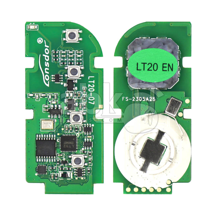 Lonsdor LT20-07 Smart Key PCB 8A + 4D For Lexus Adjustable Frequency 4Buttons 5Pcs Bundle