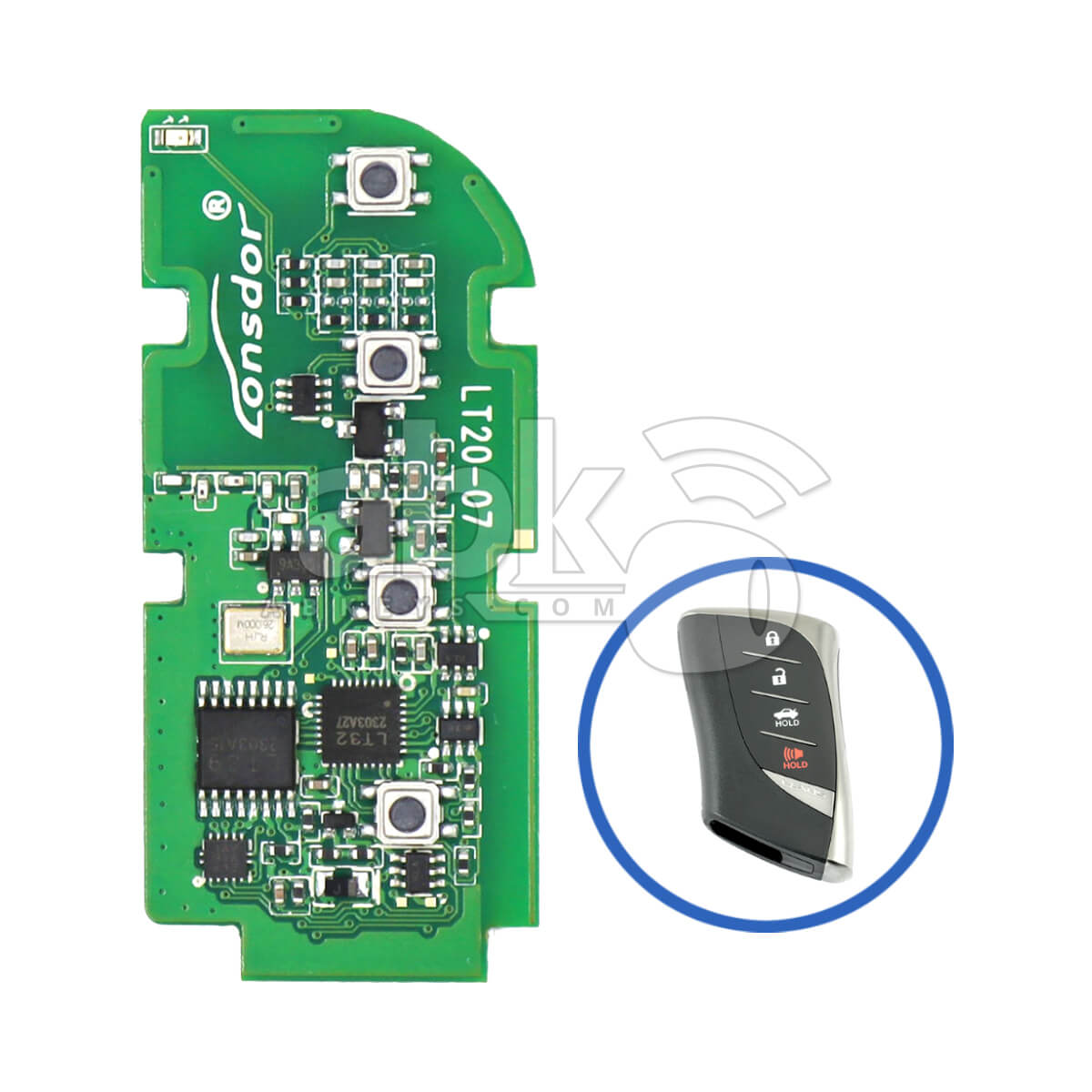 Lonsdor LT20-07 Lexus Smart Key 8A+4D For Lexus |ABKEYS