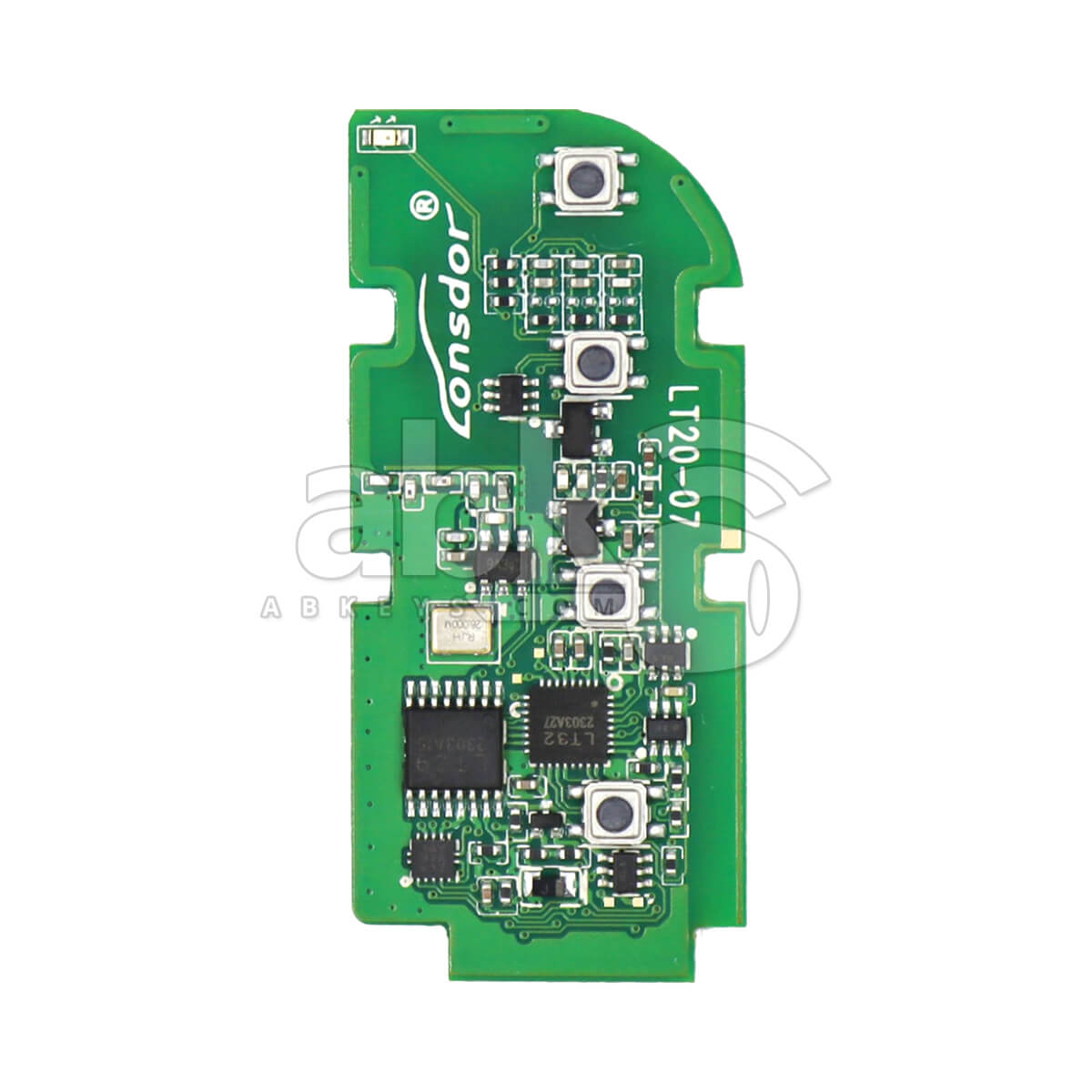 Lonsdor LT20-07 Smart Key PCB 8A+4D For Lexus Adjustable Frequency 4Buttons - ABK-2888-LT20-07 -