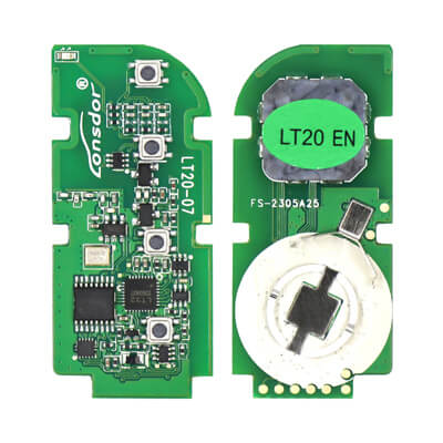 Lonsdor LT20-07 Smart Key PCB 8A+4D For Lexus Adjustable Frequency 4Buttons - ABK-2888-LT20-07 -