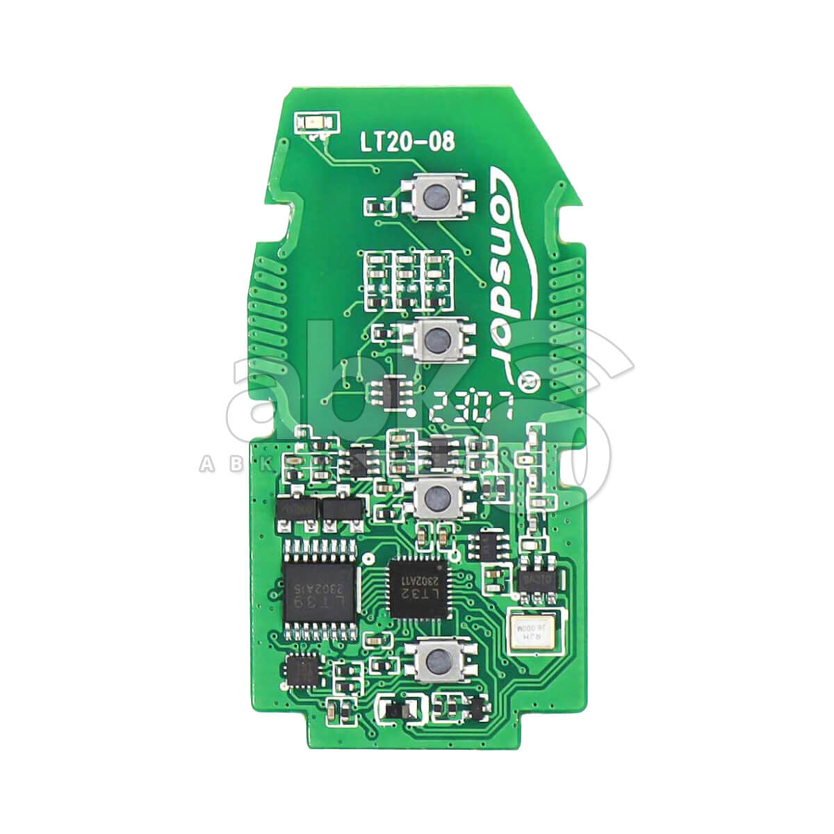 Lonsdor LT20 08 Smart Key PCB 8A+4D For Toyota & Lexus Adjustable Frequency 4Buttons  