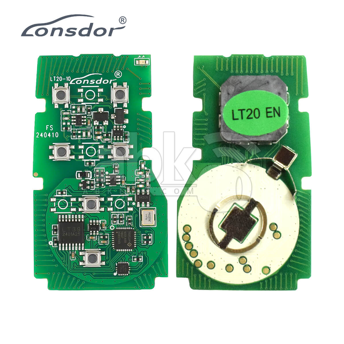 Lonsdor LT20-10 Smart Key PCB 8A+4D For Toyota Adjustable Frequency 6Buttons