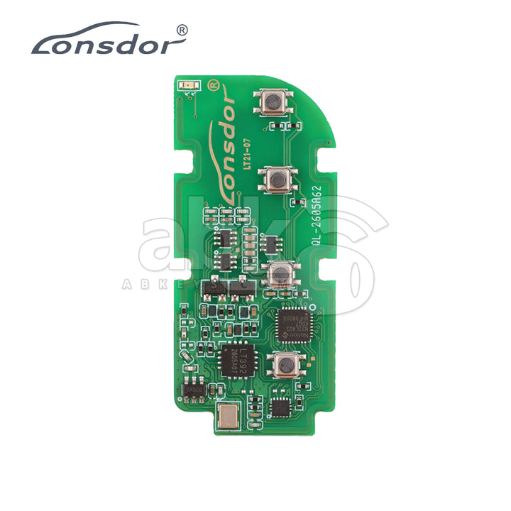 Lonsdor LT21-07 Smart Key PCB 8A+B6 For Lexus Adjustable Frequency 4Buttons