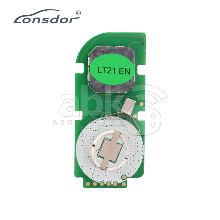 Lonsdor LT21-07 Smart Key PCB 8A+B6 For Lexus Adjustable Frequency 4Buttons