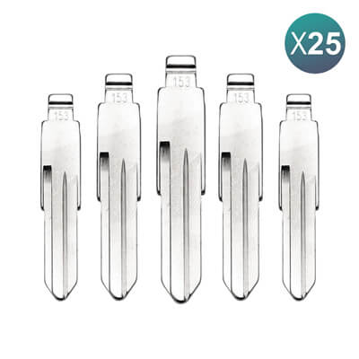 KeyDiy Xhorse Remote Key Blade For Renu HU136 25Pcs Bundle - ABK - 29 - OFF25 - ABKEYS.COM