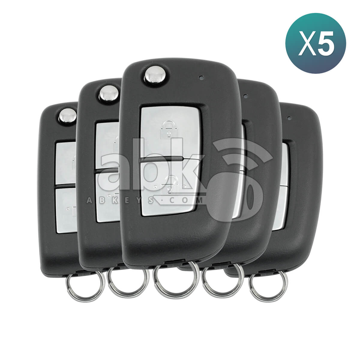 Nissan Juke Rogue 2014+ Flip Remote 2Buttons H0561-BA60C 433MHz CWTWB1G767 NSN14 5Pcs Bundle -