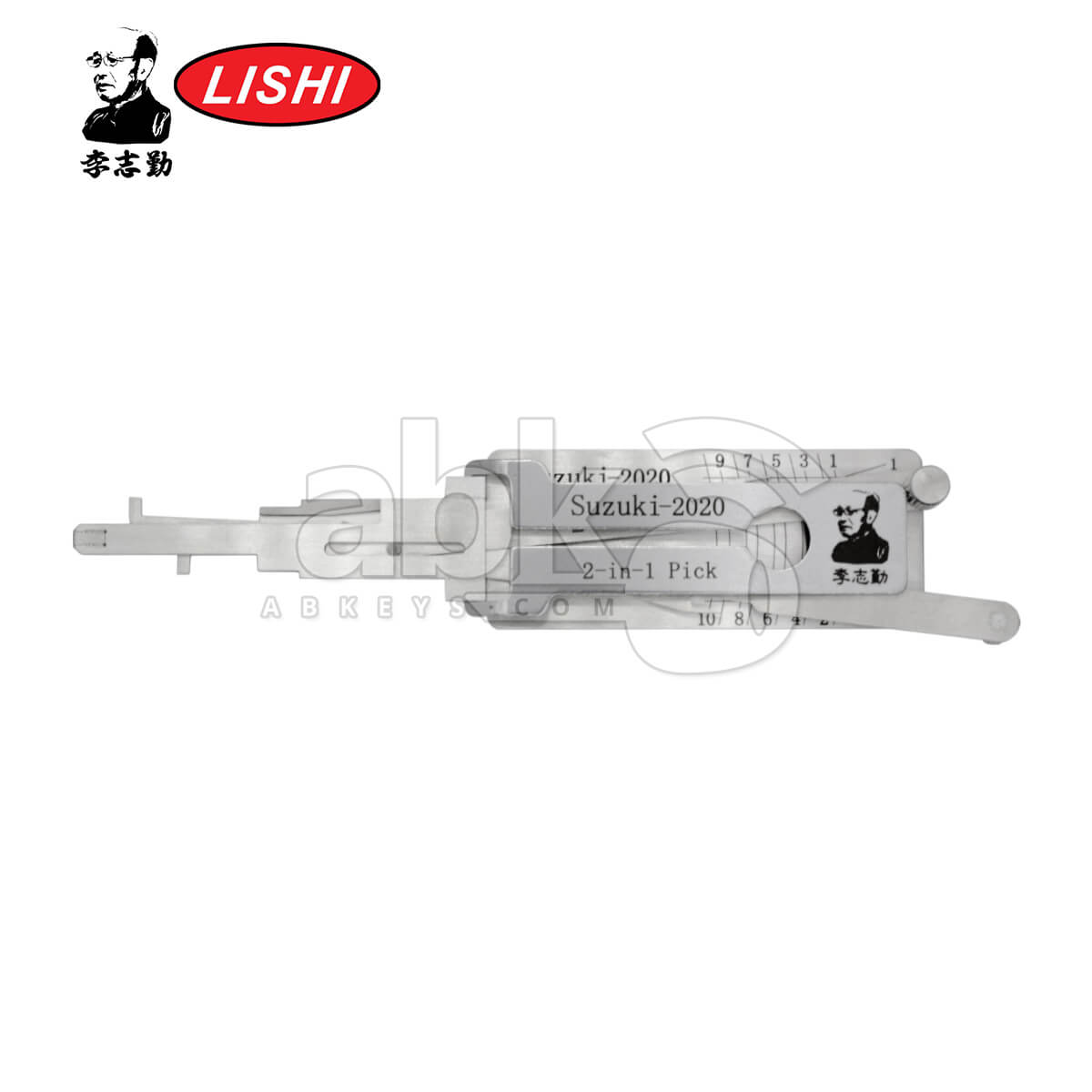 Original Lishi HU87 HU133 2-in-1 Pick & Decoder for Suzuki 2020+ Tool - ABK-2978 ABKEYS.COM