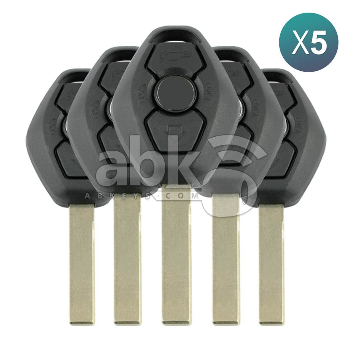 Bmw 5 6 Series 2003+ Key Head Remote 3Buttons 868MHz 5WK4 7991 HU92 5Pcs Bundle - ABK-2983-OFF5 -