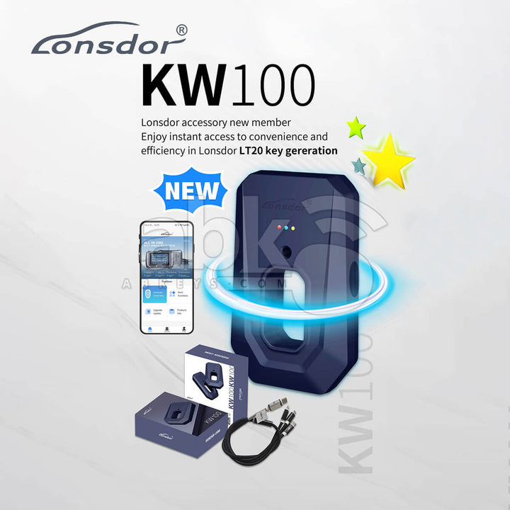 Lonsdor KW100 Bluetooth Smart Key Generator KW100 Programmer - ABK-3000 - ABKEYS.COM