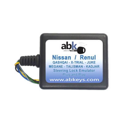 Nissan Qashqai Juke Micra / Renault Megane4 Talisman Kadjar Steering Lock Emulator Plug & Play -