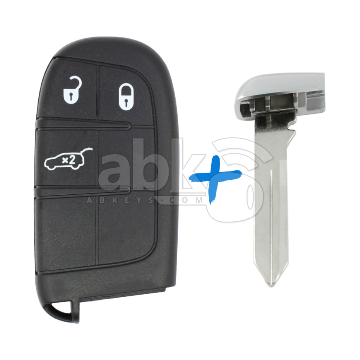 Jeep Grand Cherokee 2014+ Smart Key 3Buttons 433MHz M3N 40821302   ABK 3033   ABKEYS