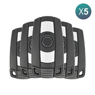 Bmw 3 5 6 X-Series CAS2 CAS3 2003+ Smart Key 5Pcs Offer 3Buttons KR55WK49127 315MHz - ABK-3104-OFF5