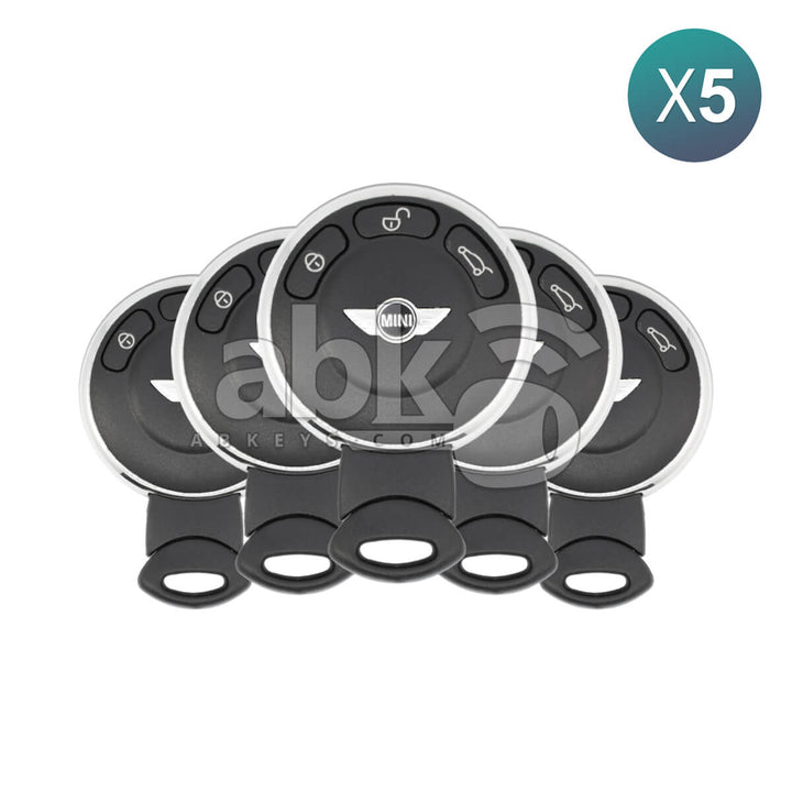 Mini Cooper CAS3 CAS3+ 2005+ Smart Key 3Buttons 868MHz 5Pcs Bundle - ABK-3162-OFF5 - ABKEYS.COM