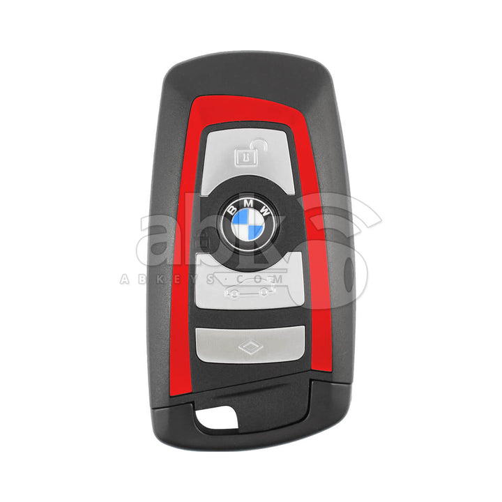 Bmw F Series CAS4 2009 + Smart Key 4Buttons 868MHz 5WK49861 Red - ABK-3205 - ABKEYS.COM