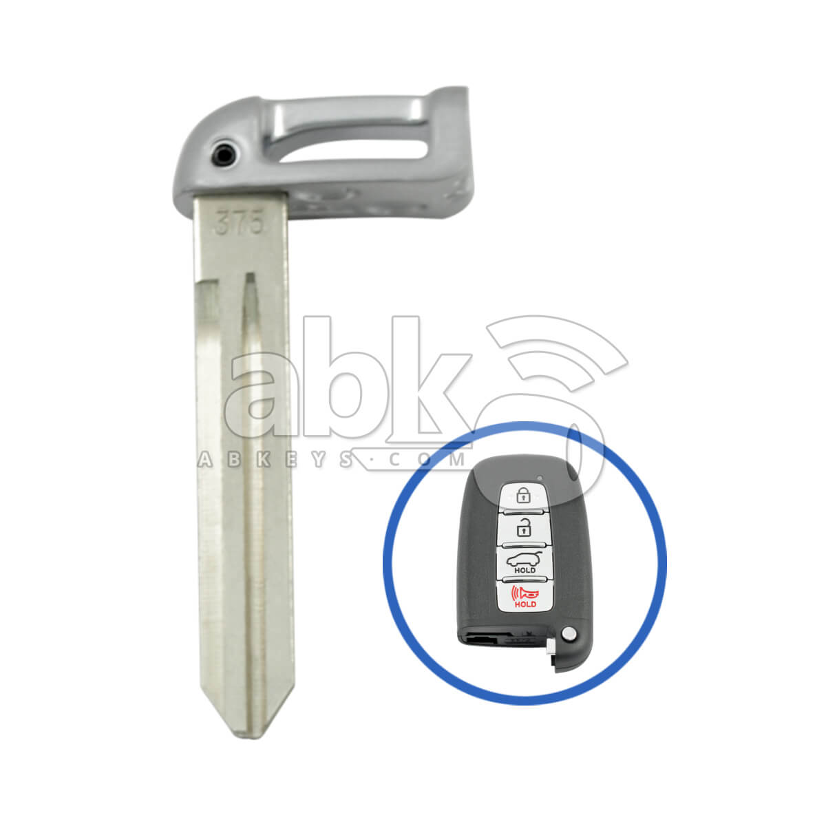 Genuine Hyundai Santa Fe Tucson Elantra Kia Sportage 2008+ Smart Key Blade 81996-2M020 HYN14R -