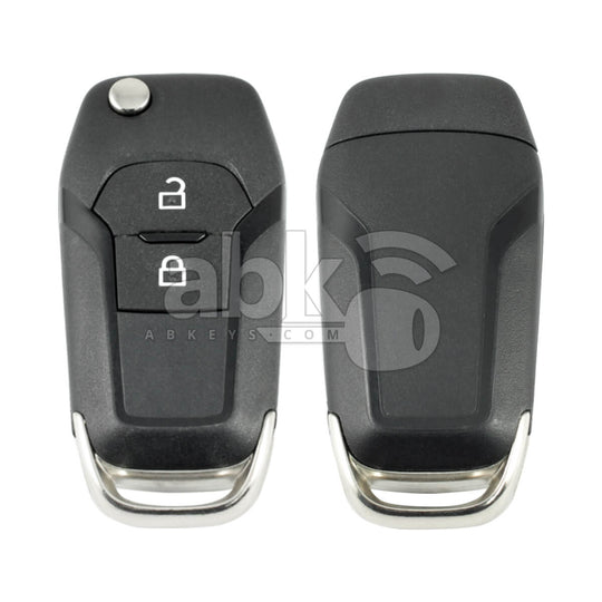 Ford Mondeo Ranger 2014+ Flip Remote 2Buttons EB3T-15K601-BA 433MHz HU101 - ABK-3360 - ABKEYS.COM