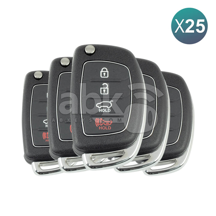 Hyundai Santa Fe Tucson 2010 + Flip Remote Cover 4Buttons KIA7 25Pcs Bundle - ABK-3375-OFF25