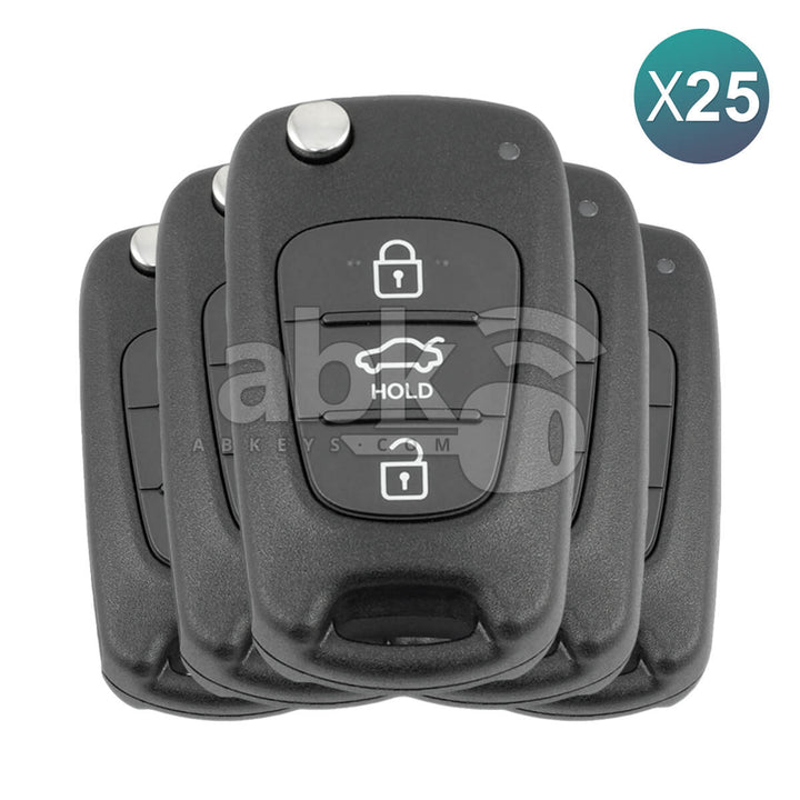 Hyundai Accent 2008 + Flip Remote Cover 3Buttons KIA7 25Pcs Bundle - ABK-3447-OFF25 - ABKEYS.COM