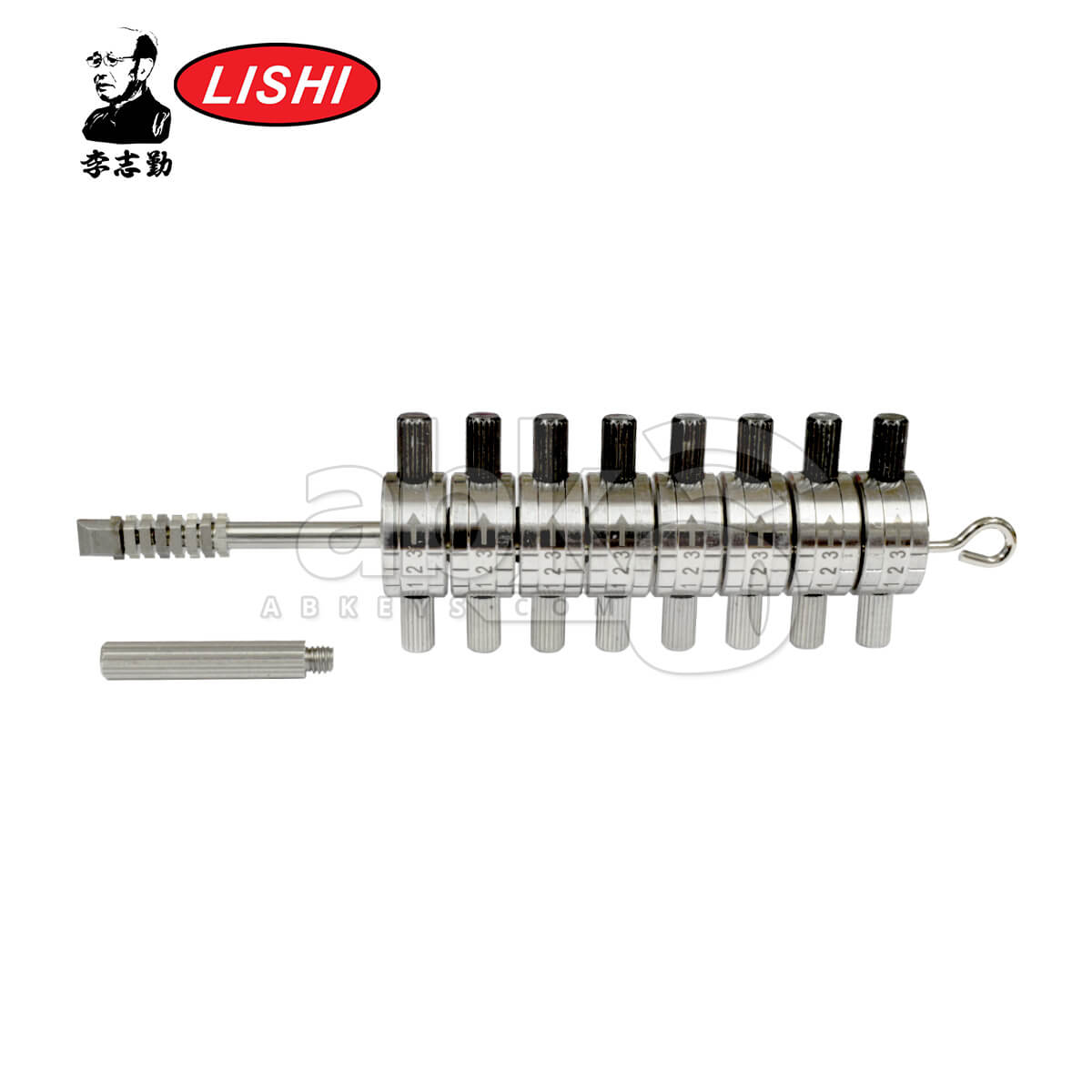 Original Lishi Jaguar 8-Cut Tibbe Premium Pick Set TBE1 PFTPD-8CUT - ABK-3589 ABKEYS.COM