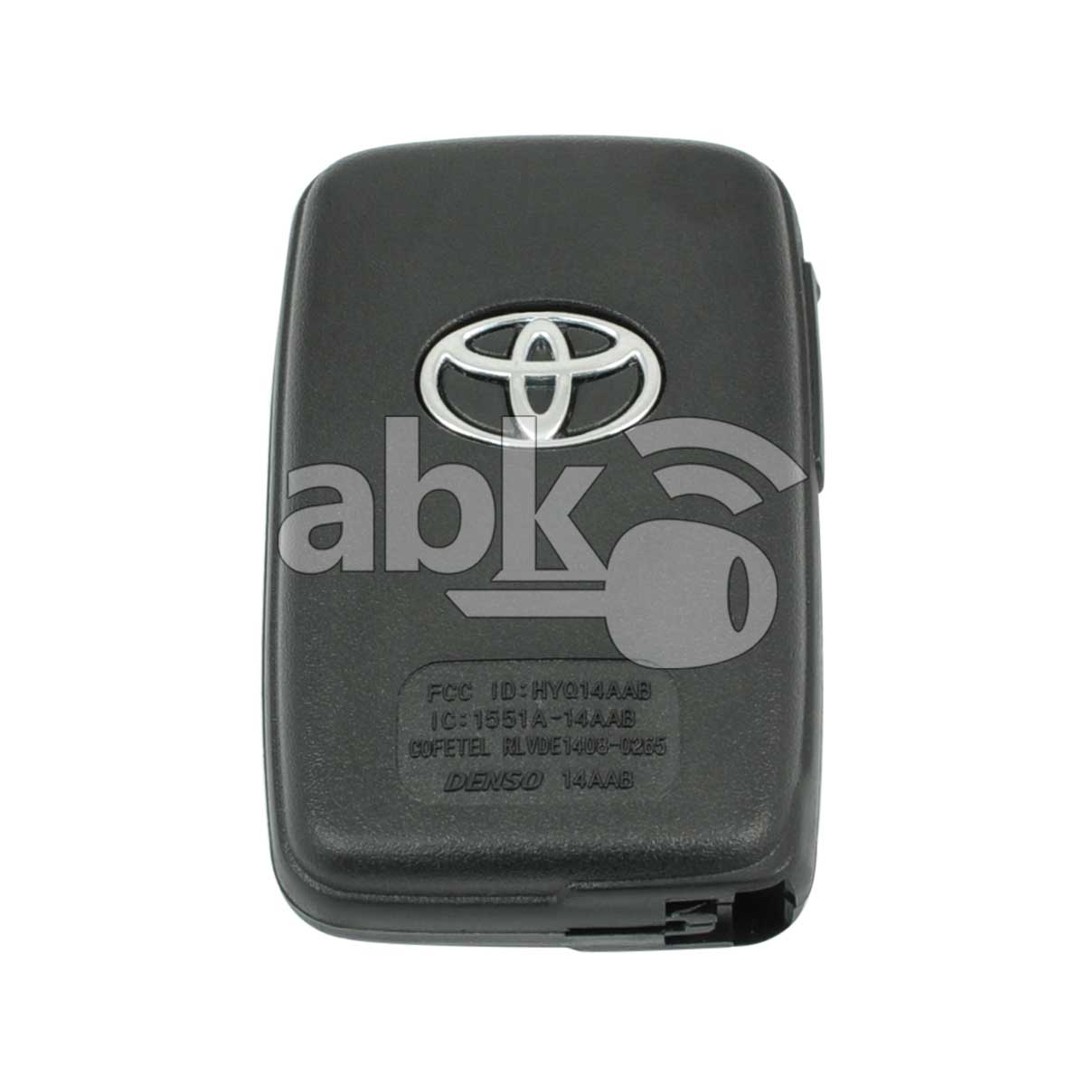 Toyota Venza 2009+ Smart Key 4Buttons 89904-0T060 315MHz HYQ14ACX P1 98 - ABK-373 - ABKEYS.COM