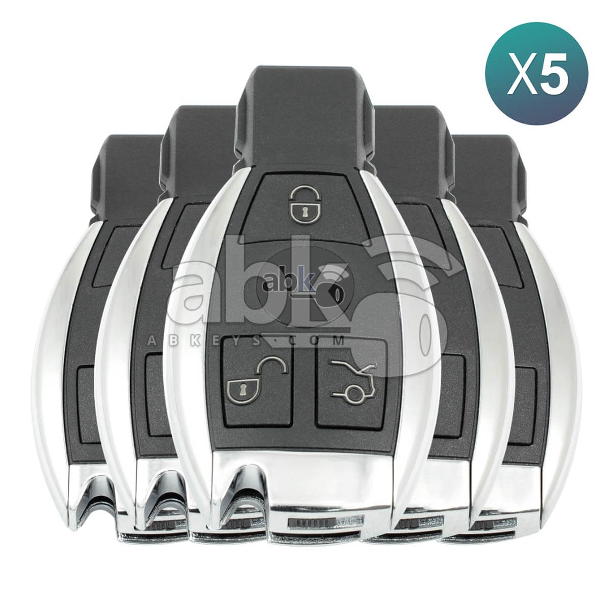 Mercedes Benz Smart Key 3Buttons BE 315MHz 5Pcs Bundle - ABK-3775-OFF5 - ABKEYS.COM