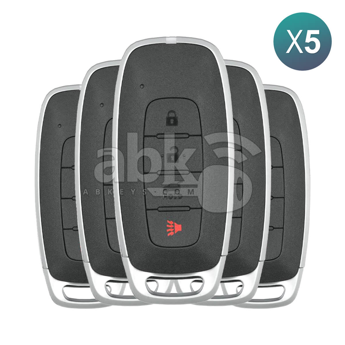 Nissan Pathfinder 2023   2024 Smart Key 4Buttons 285E3   5MR3B 433MHz KR5TXPZ1 5Pcs Bundle   ABK