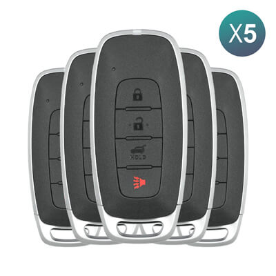 Nissan Pathfinder 2023-2025 Clé Intelligente, 4Boutons 285E3-5MR3B 433MHz, KR5TXPZ1 5 pièces Lot