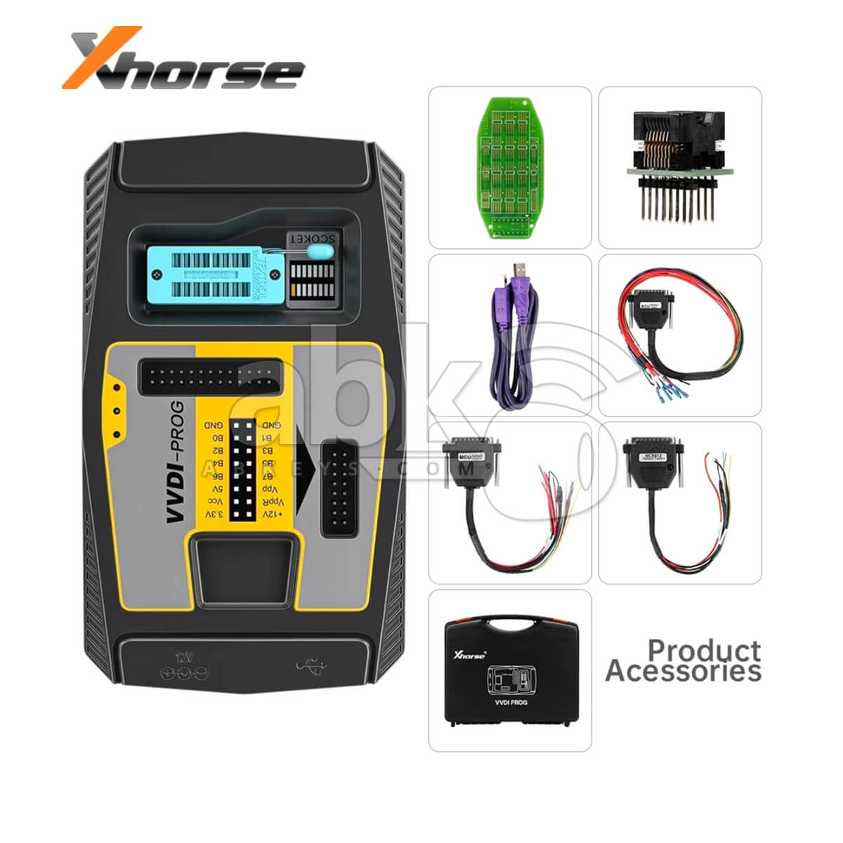 Xhorse VVDI Prog Programmer Reader Tool For Immobilizer ECU & Airbag   ABK 3819   ABKEYS