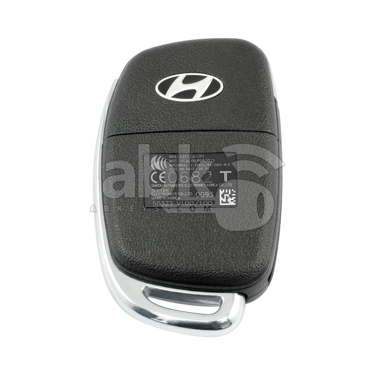 Genuine Hyundai I10 2016+ Flip Remote 3Buttons 95430-B9500 433MHz OKA-420T - ABK-3851 - ABKEYS.COM