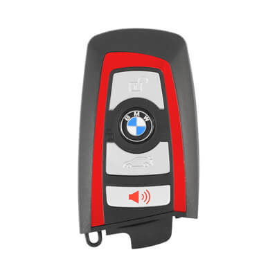 Genuine Bmw F Series CAS4 FEM BDC 2009+ Smart Key, 4Buttons, 315MHz, HUF5662 Red