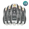Porsche Panamera Macan 2013+ Smart Key 4Buttons 315MHz Keyless Go 5Pcs Bundle - ABK-3915-OFF5 -