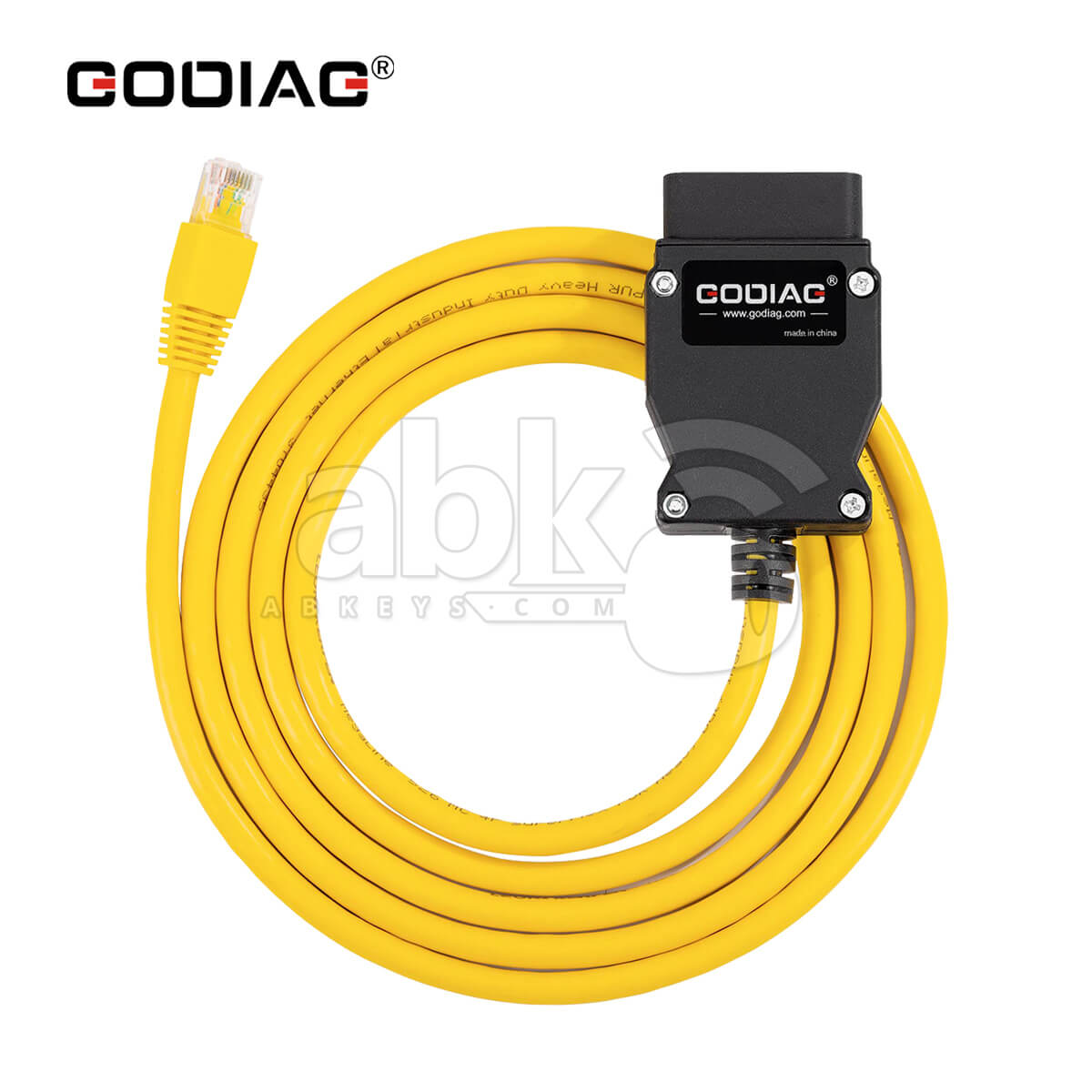 GODIAG GT109 DOIP ENET Programming Cable for BMW Benz VAG Volvo with Voltage Display for Diagnosis