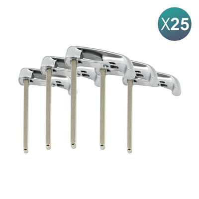 Espadín Llave Inteligente BMW 2014-2025, HU100R Cromo 25 Uds Lote