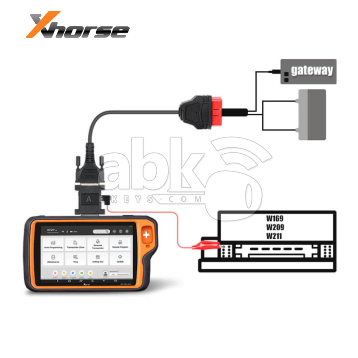 Xhorse Mercedes Benz Power Adapter for VVDI Key Tool Plus XDKP24 XDKP24GL   ABK 3932   ABKEYS