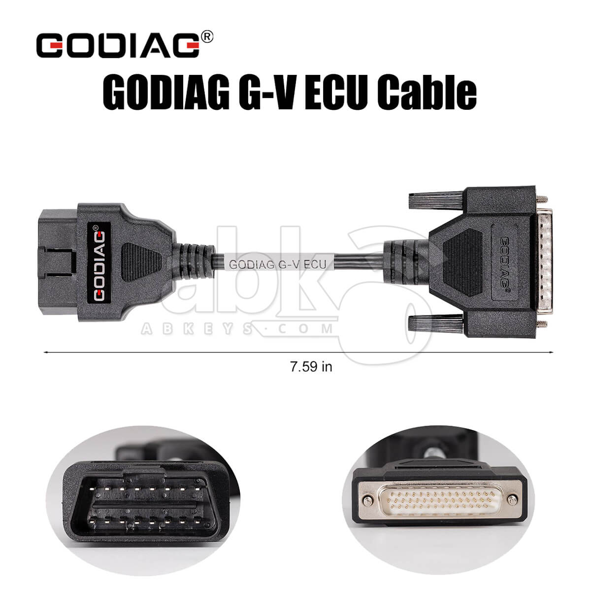 GODIAG G V ECU Cable for Connecting Xhorse Multi Prog with GT107 or GT107 + GPT BENCH BOOT to Read