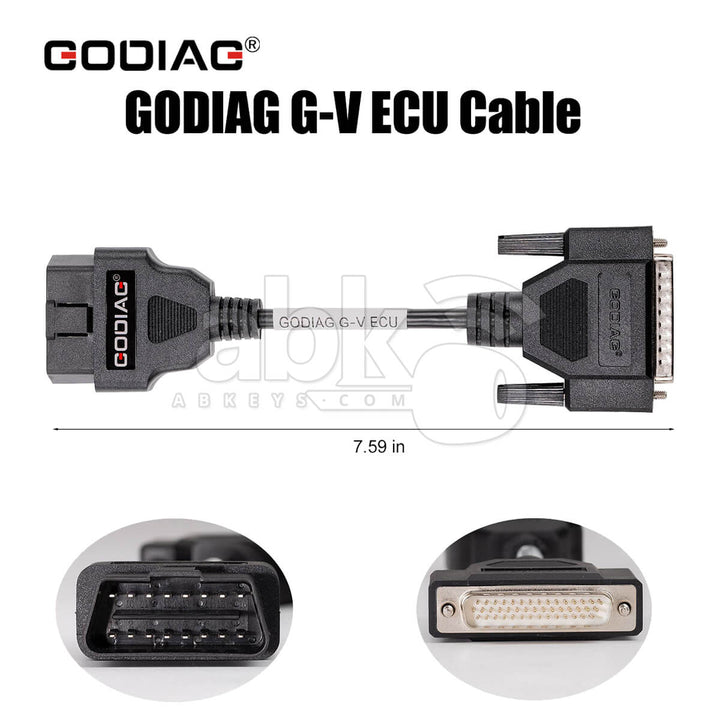 GODIAG G-V ECU Cable for Connecting Xhorse Multi Prog with GT107 or GT107 + GPT BENCH BOOT to Read