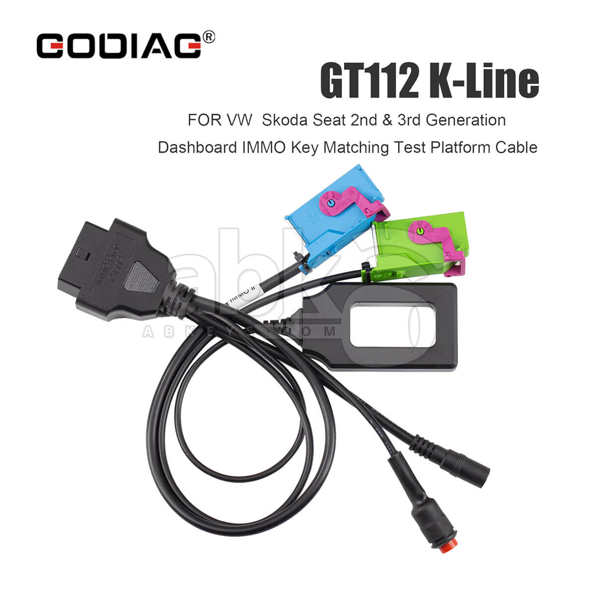 GODIAG GT112 K Line Test Platform for VAG VW Audi 2nd & 3rd Generation Dashboard IMMO Key Matching
