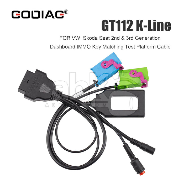 GODIAG GT112 K-Line Test Platform for VAG VW Audi 2nd & 3rd Generation Dashboard IMMO Key Matching