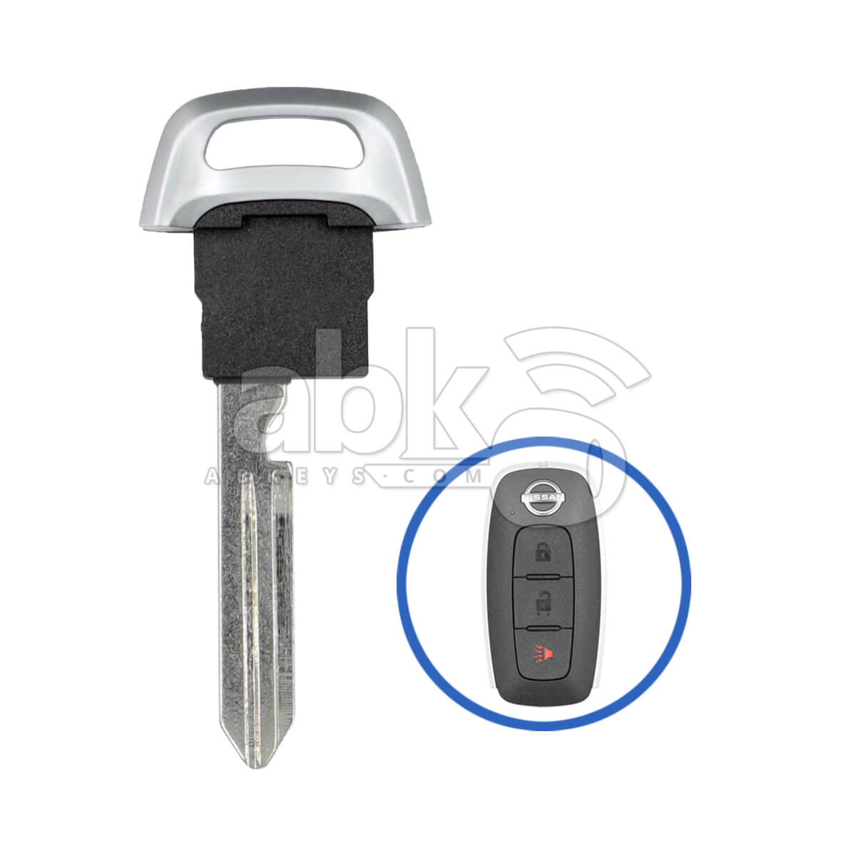 Nissan Smart Key Blade H0564 5MP0A NSN14   ABK 3982   ABKEYS